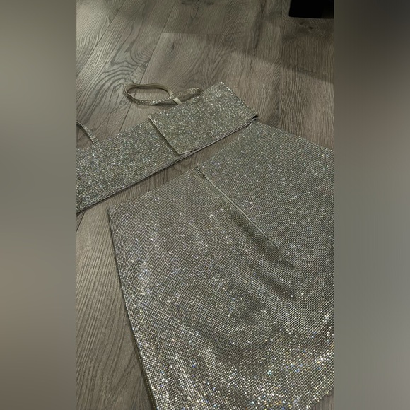 White fox boutique sparkly SET - Picture 2 of 3